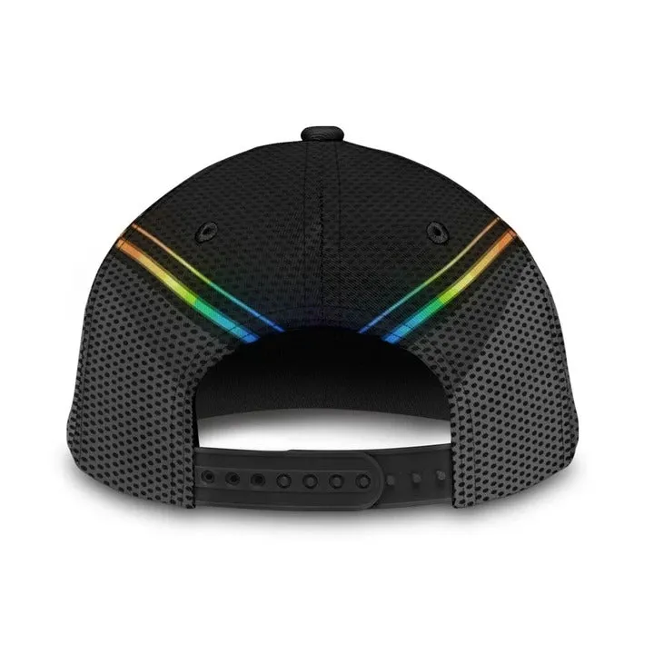 Pride Rainbow Colors Baseball Cap, Beagle In Dog Years I'm Gay LGBT 3D Print Baseball Cap Hat