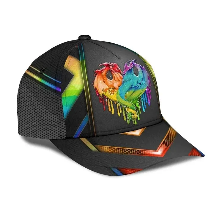 Pride Rainbow Colors Baseball Cap, Beagle In Dog Years I'm Gay LGBT 3D Print Baseball Cap Hat