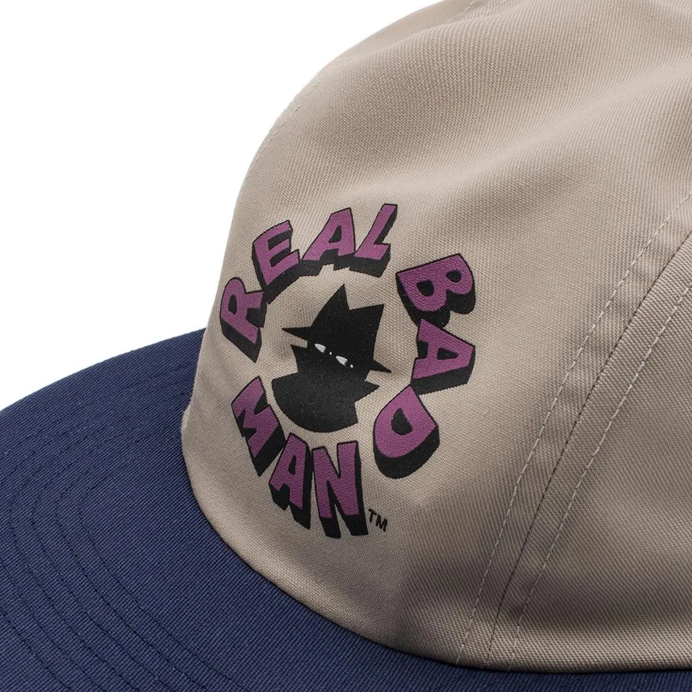 Real Bad Man 3 Panel RBM Hat / Cream