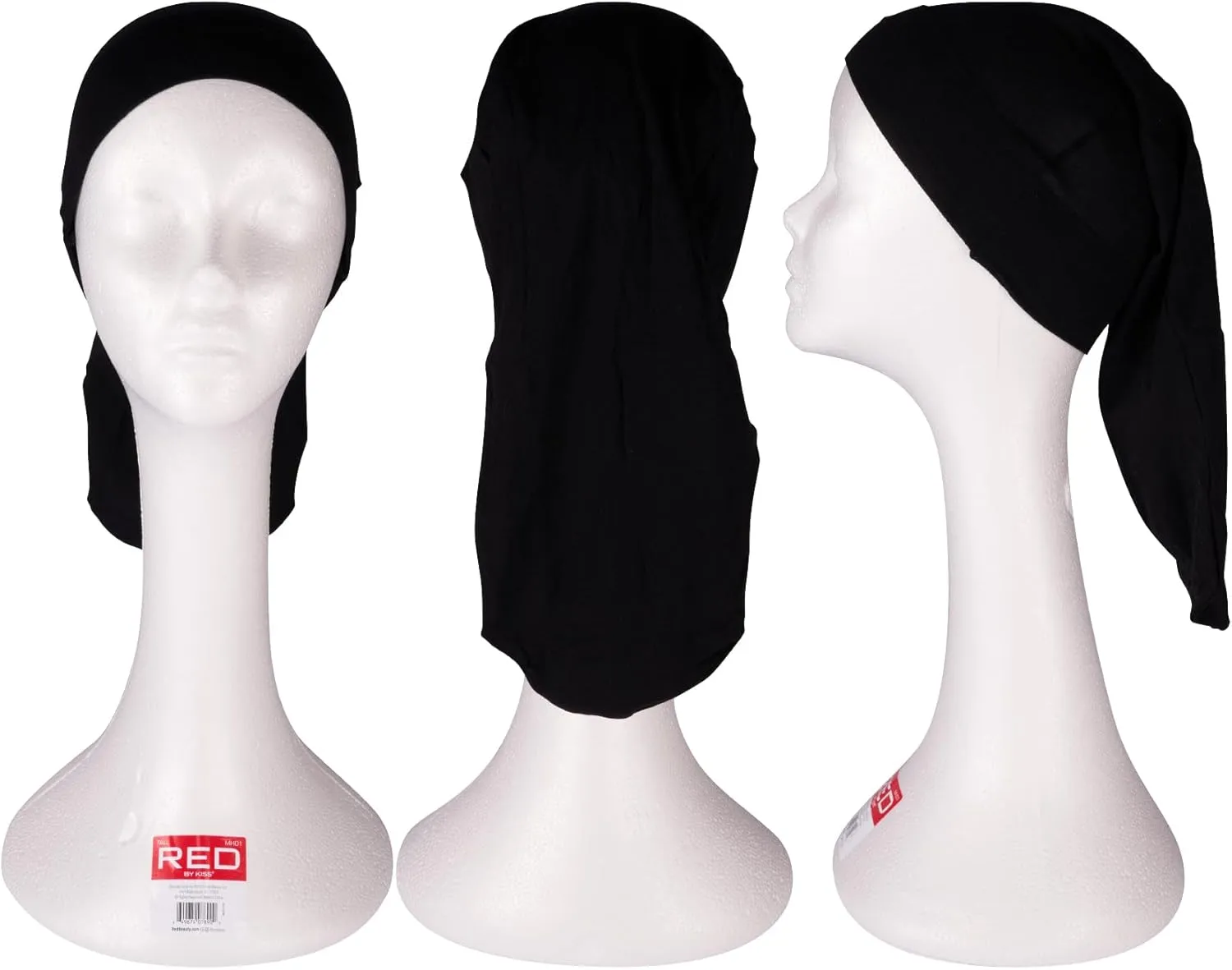 Red by Kiss Dreadlock Stocking Cap, Secure Stretchy Fit for Long & Locs Hair, Soft & Lightweight, Breakage & Lint Protection