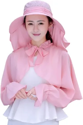 Roll Up Wide Brim Sun Visor UPF 50  UV Protection Sun Hat with Neck Protector