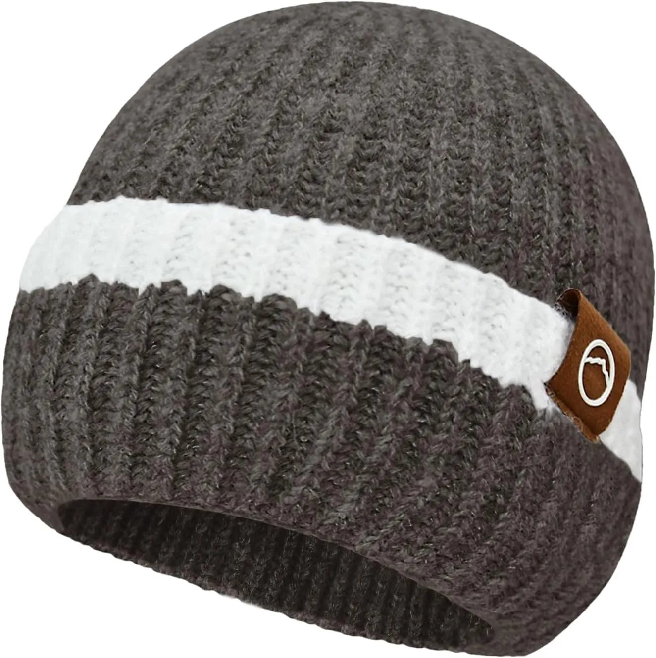 Rosoz Beanie Hats for Women Beanie Hats Warm Knit Thick Fleece Lined Skull Cap Gifts for Women