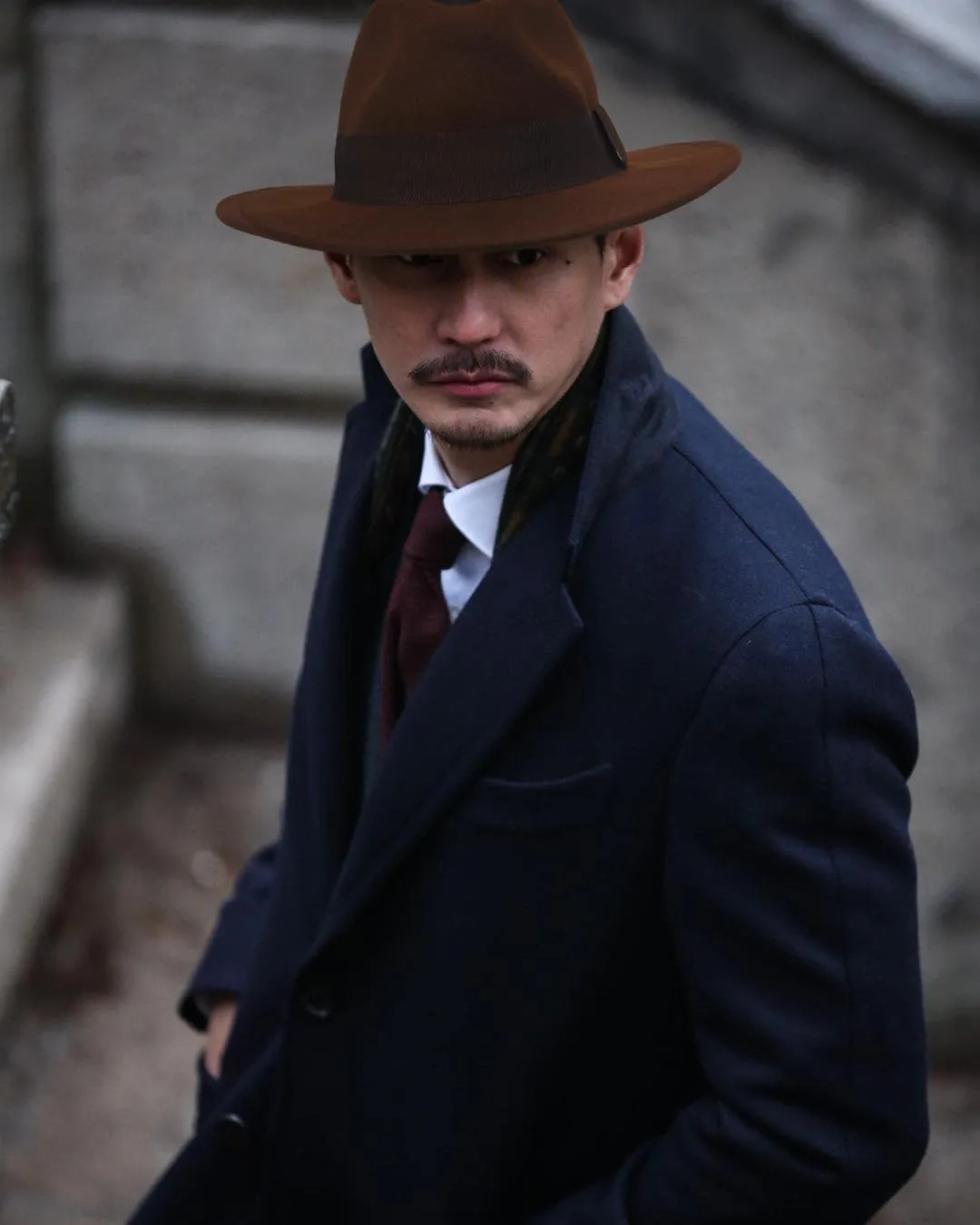 Ruphedy Wool Fedora Hats for Men Women Wide Brim Felt Panama Hat