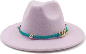 Seasons Panama Jazz Cap Fashion British Style Wide Brim Fedoras