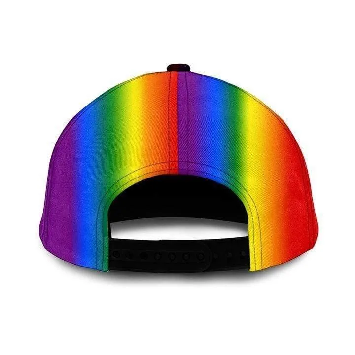 Skull Lgbt Pride Cards All Over Printing Baseball Cap Hat Lgbt Accessories