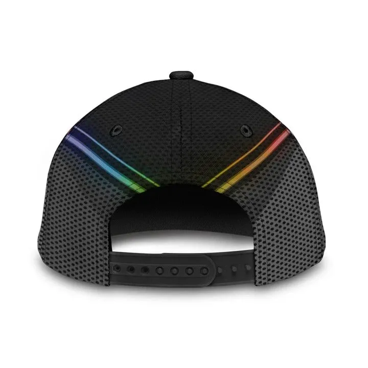 Skull Lgbt Pride Cards All Over Printing Baseball Cap Hat Lgbt Accessories