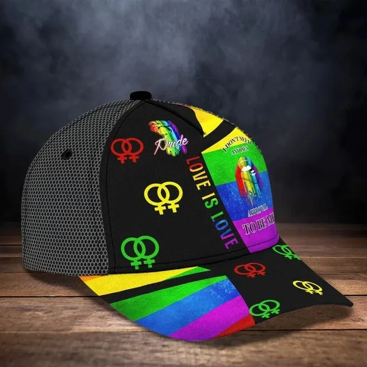 Skull Lgbt Pride Cards All Over Printing Baseball Cap Hat Lgbt Accessories