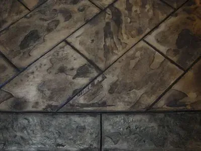 Slate Concrete Stamps - Grand Running Bond