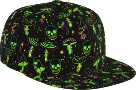 Snapback Hat for Men Women,Stylish Flat Bill Hat Baseball Caps Adjustable Flat Brim Hip Hop Baseball Hats