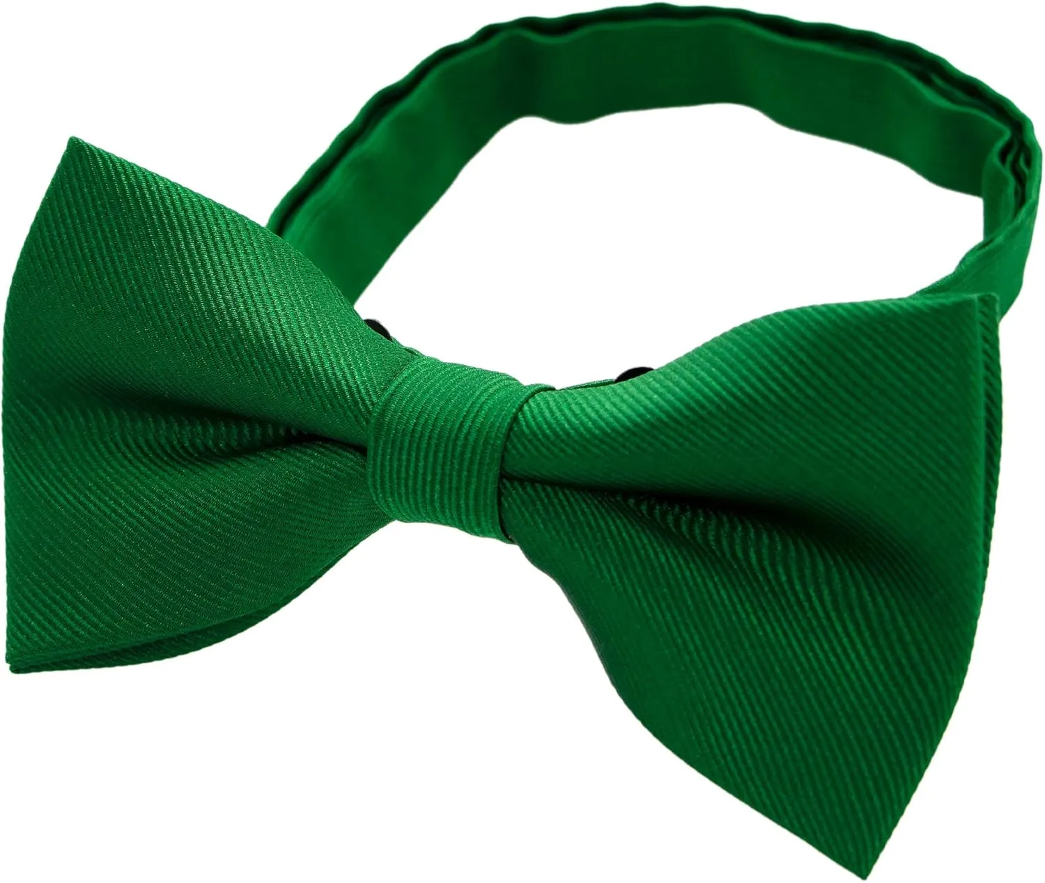 Solid Color Bow Tie and Pocket Square With Cufflinks Sets for Men