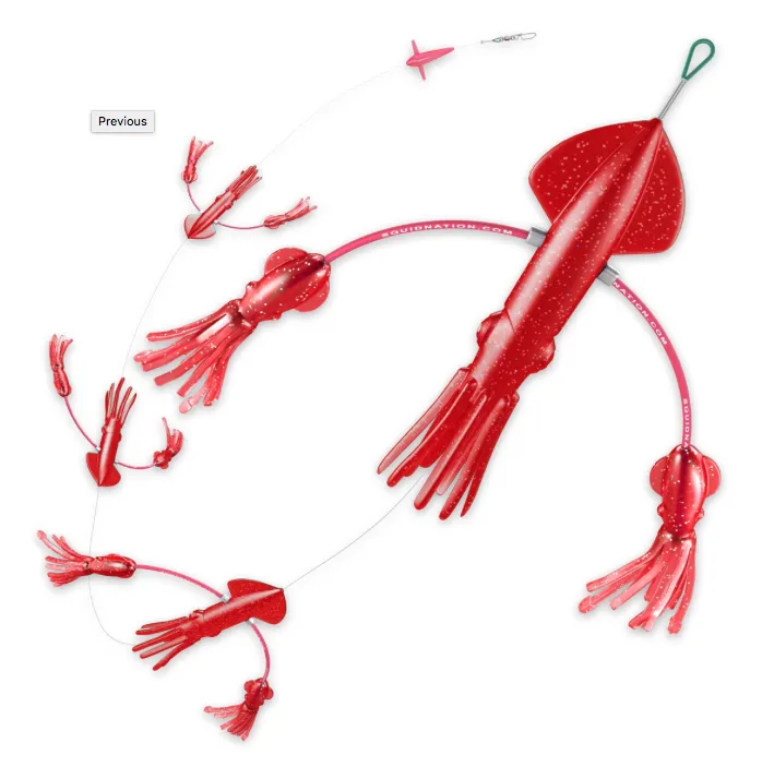 SquidNation Flippy Floppy Thing Tuna Marlin Magnet Daisy Chain
