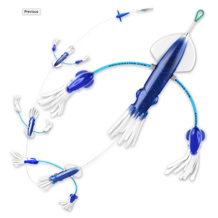 SquidNation Flippy Floppy Thing Tuna Marlin Magnet Daisy Chain