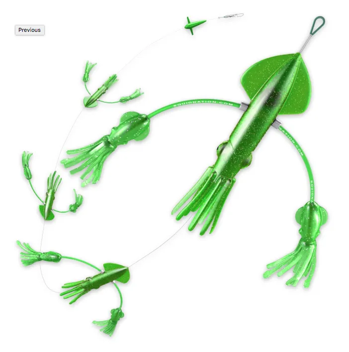 SquidNation Flippy Floppy Thing Tuna Marlin Magnet Daisy Chain