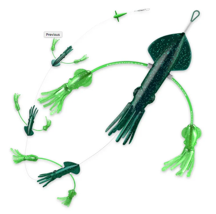 SquidNation Flippy Floppy Thing Tuna Marlin Magnet Daisy Chain