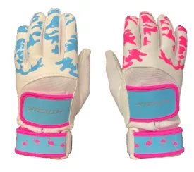 Stealth Mingo 2 Gloves - White/Pink