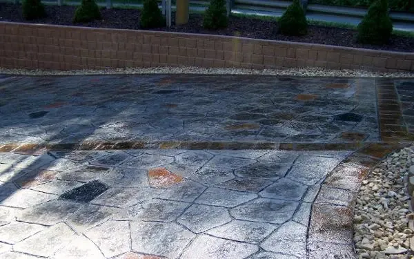 Stone Concrete Stamps - Wisconsin Flagstone