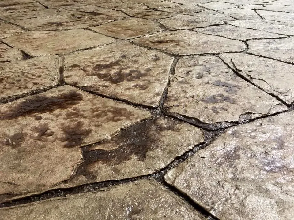 Stone Concrete Stamps - Wisconsin Flagstone