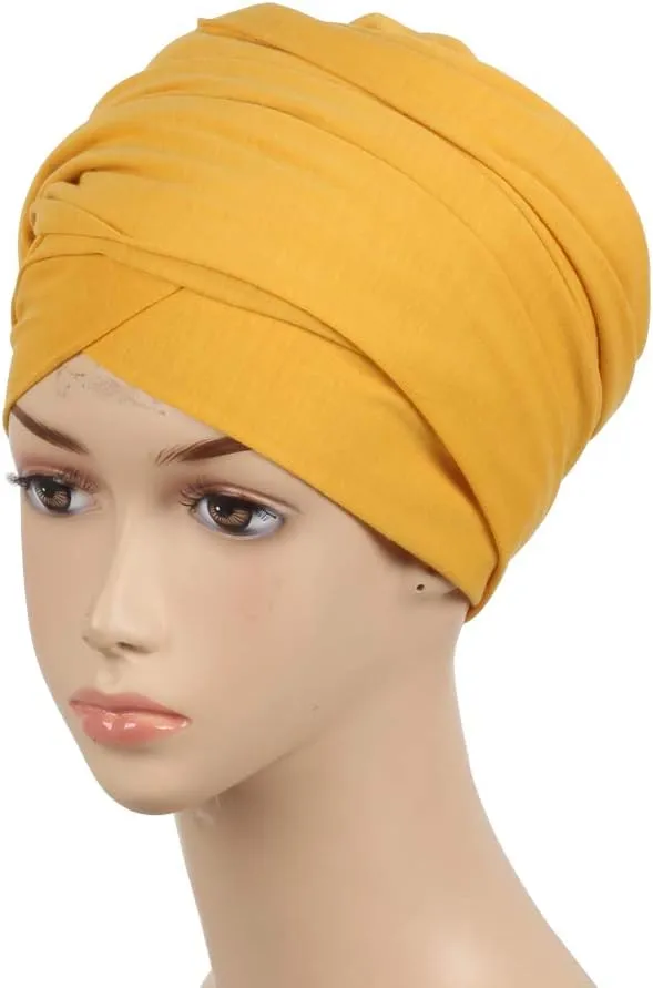 Turban Head Wrap Scarf,African Long Scarf Turban Shawl Hair Bohemian Headwrap