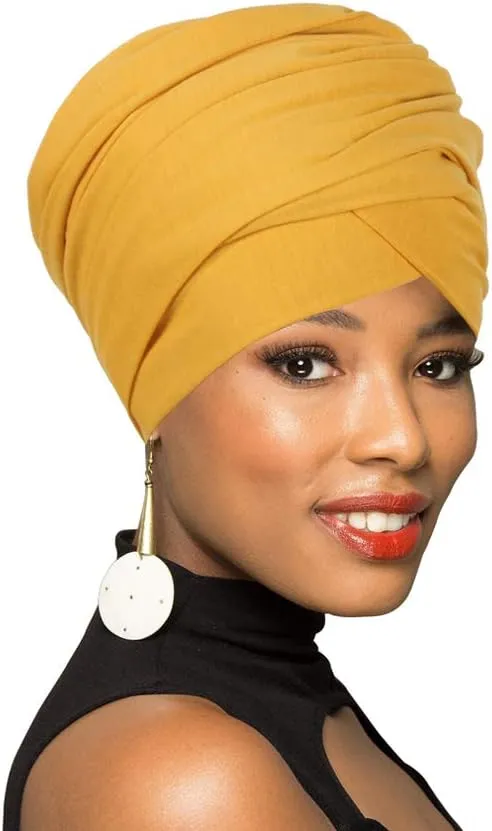 Turban Head Wrap Scarf,African Long Scarf Turban Shawl Hair Bohemian Headwrap