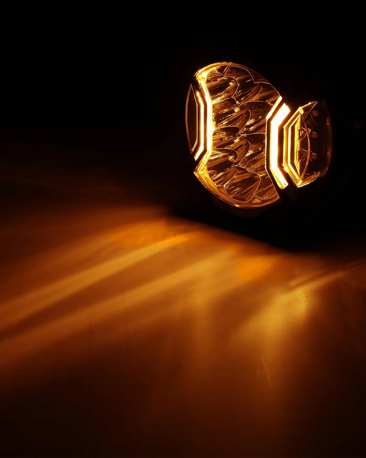 V-ULTRA Series | 5 Inch 172W LED Side Shooter White Pod Lights with Amber DRL