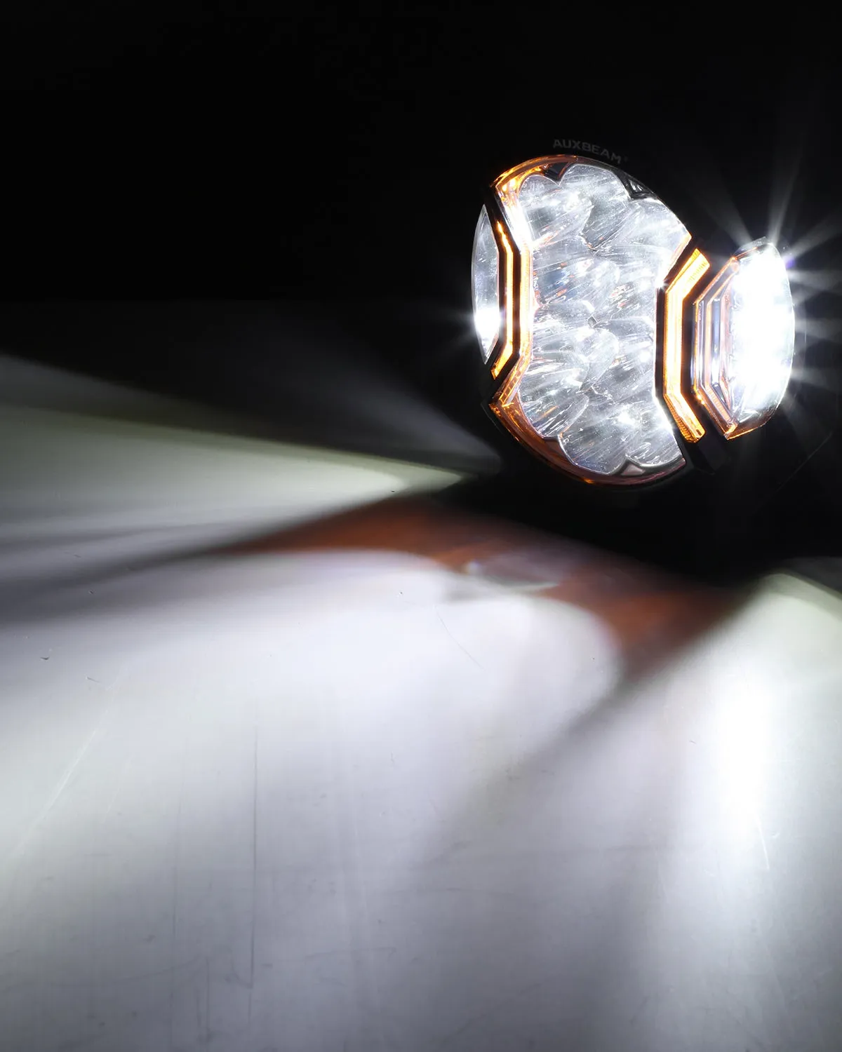 V-ULTRA Series | 5 Inch 172W LED Side Shooter White Pod Lights with Amber DRL