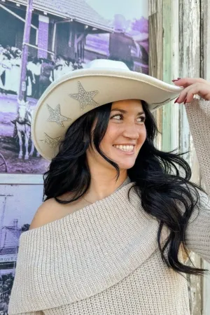 VCC0078 Hannah Star Rhinestone Cowboy Hat