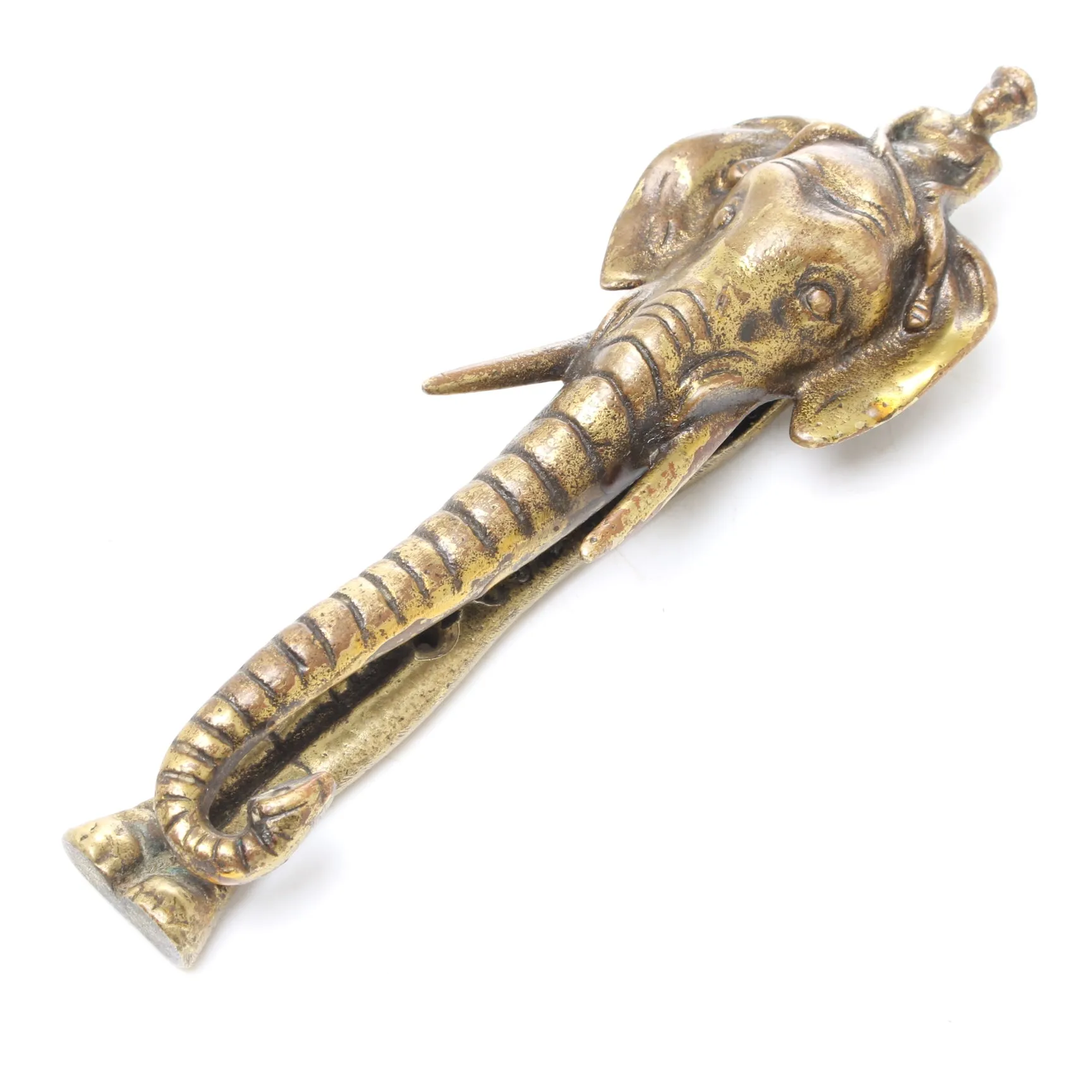Vintage Brass Elephant Nutcrackers